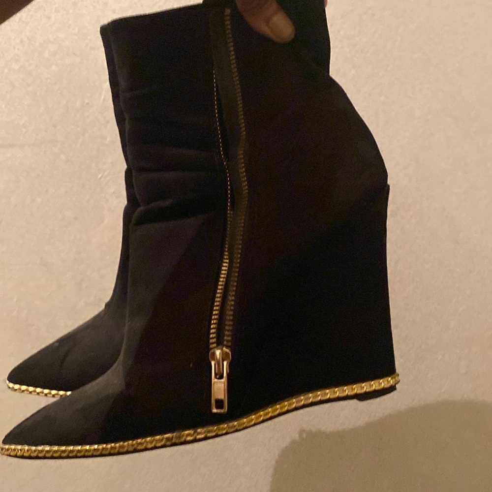 Wedge booties